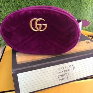 Velvet Gucci bag